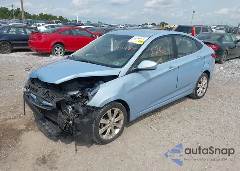 2012 Hyundai Accent Gls z USA, uszkodzony, nr VIN KMHCU4AE7CU072289